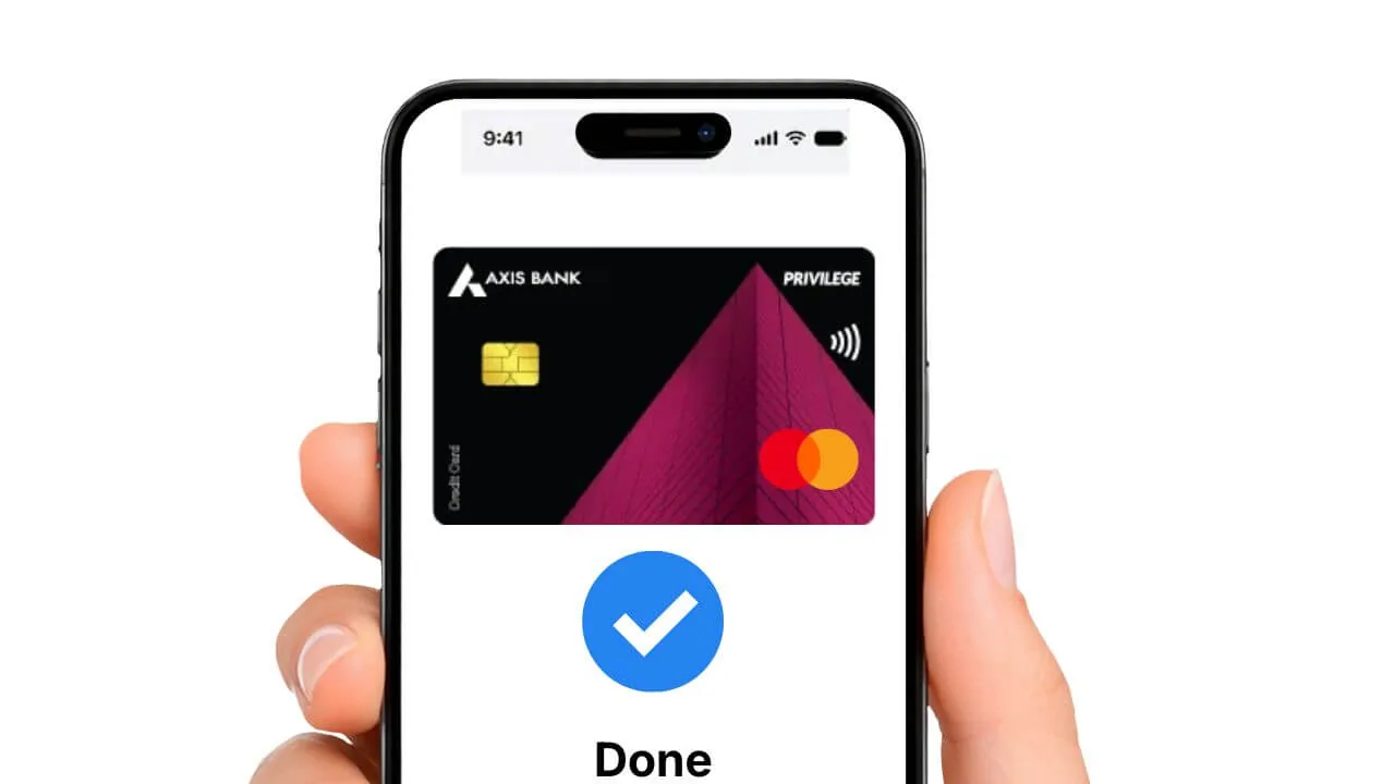 Apple Pay India Axis Card