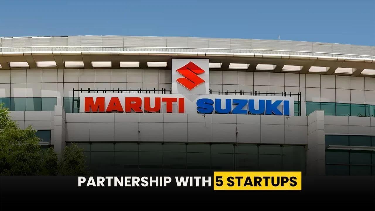 Maruti Suzuki Partnership with startups