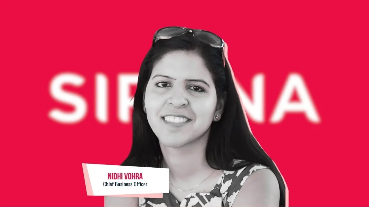 Sirona Nidhi Vohra chief business officer