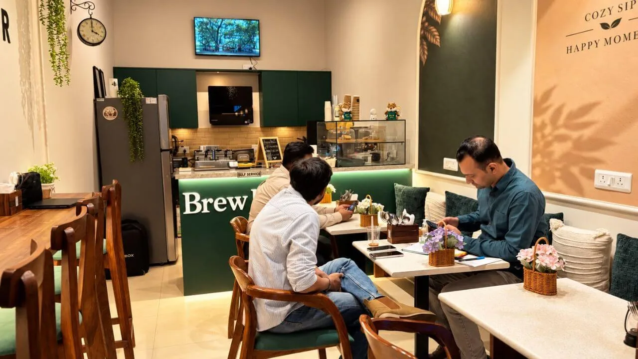 Newly opened Brew Nest cafe at Spectrum Metro Mall.