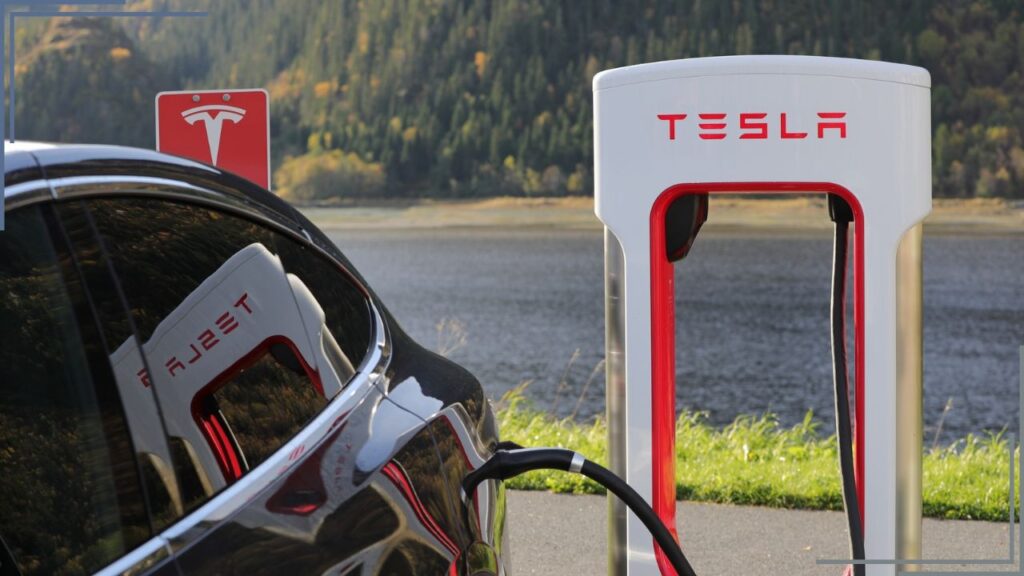 Tesla EV Charging Station