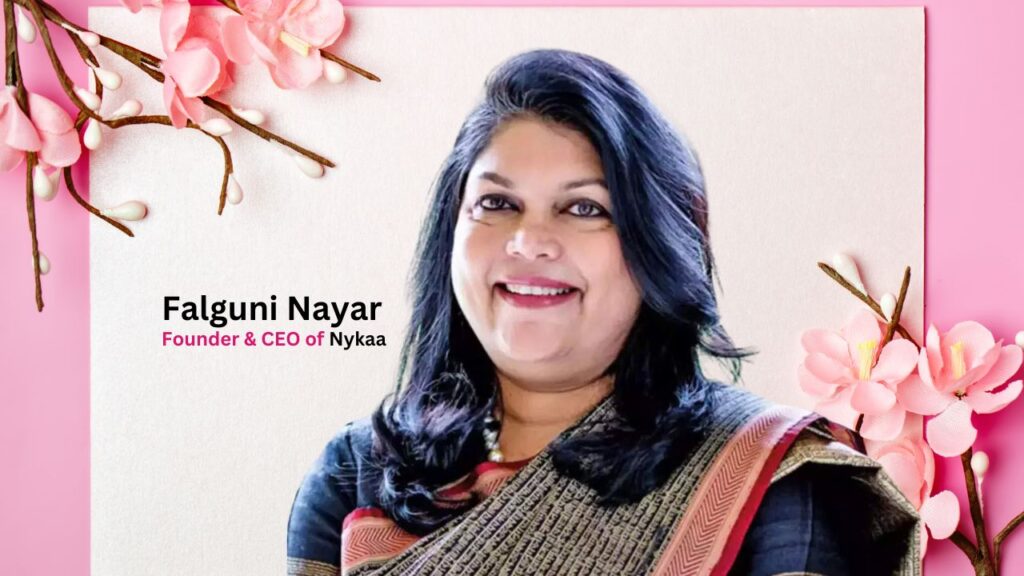 Falguni Nayar Founder and CEO of Nykaa. She is Rising Woman Entrepreneur of India.