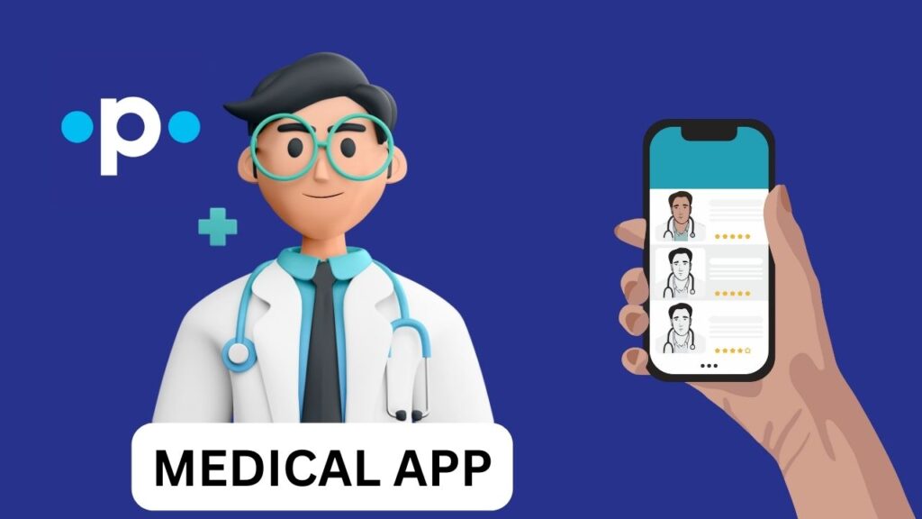 Practo medical app representation