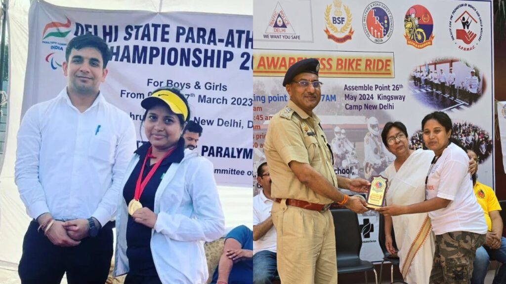 Winner of Championship, Delhi Para Athlete Mohini.