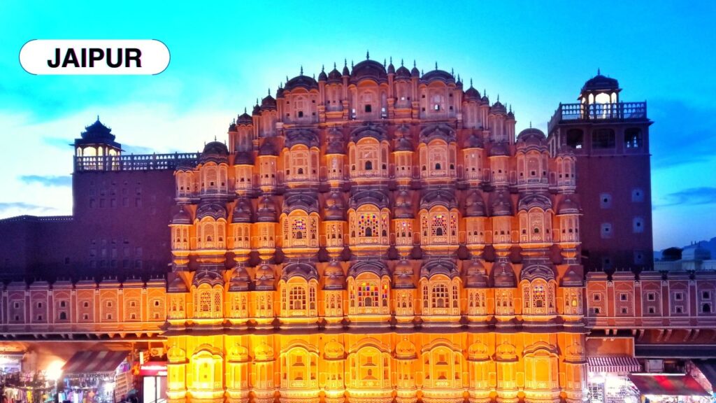 Jaipur Rajasthan Hawa Mahal.