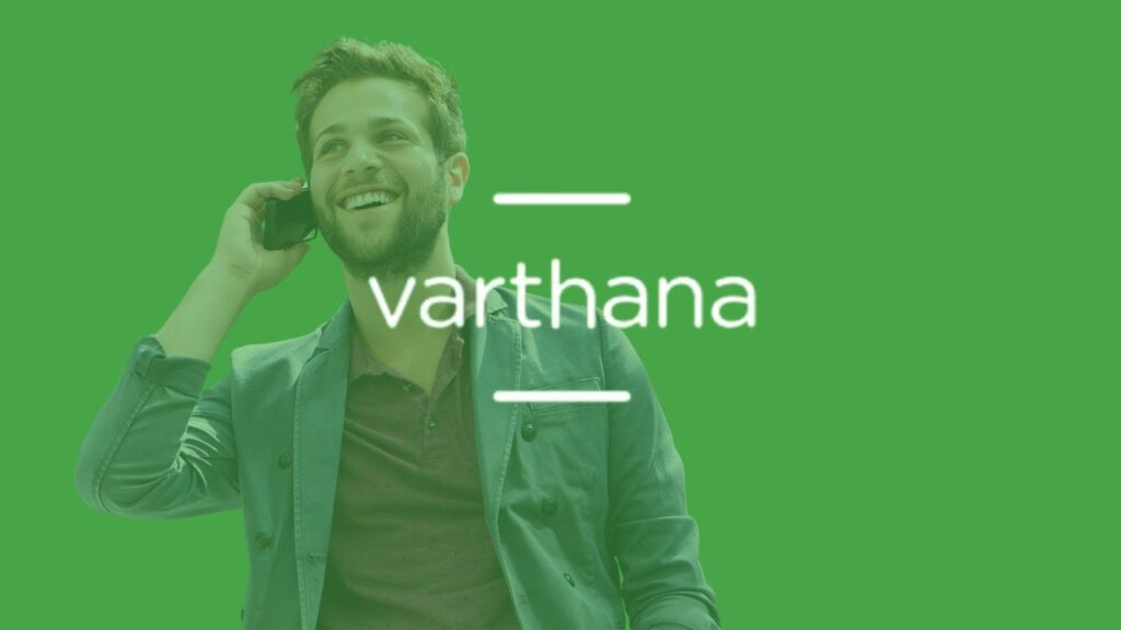 Varthana education logo and image.