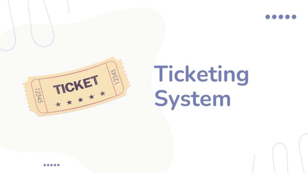 importance of community event ticketing system