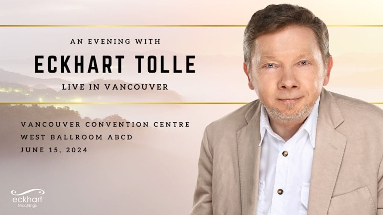 Join An Evening with Eckhart Tolle in Vancouver