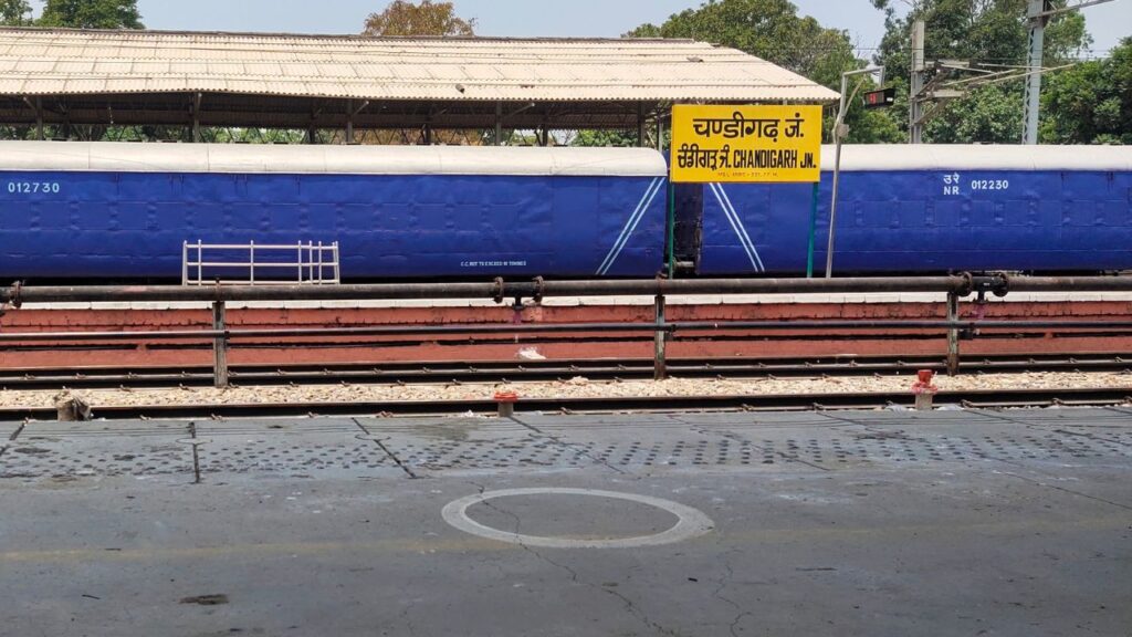 Chandigarh railway station for Real Estate Growth Story.