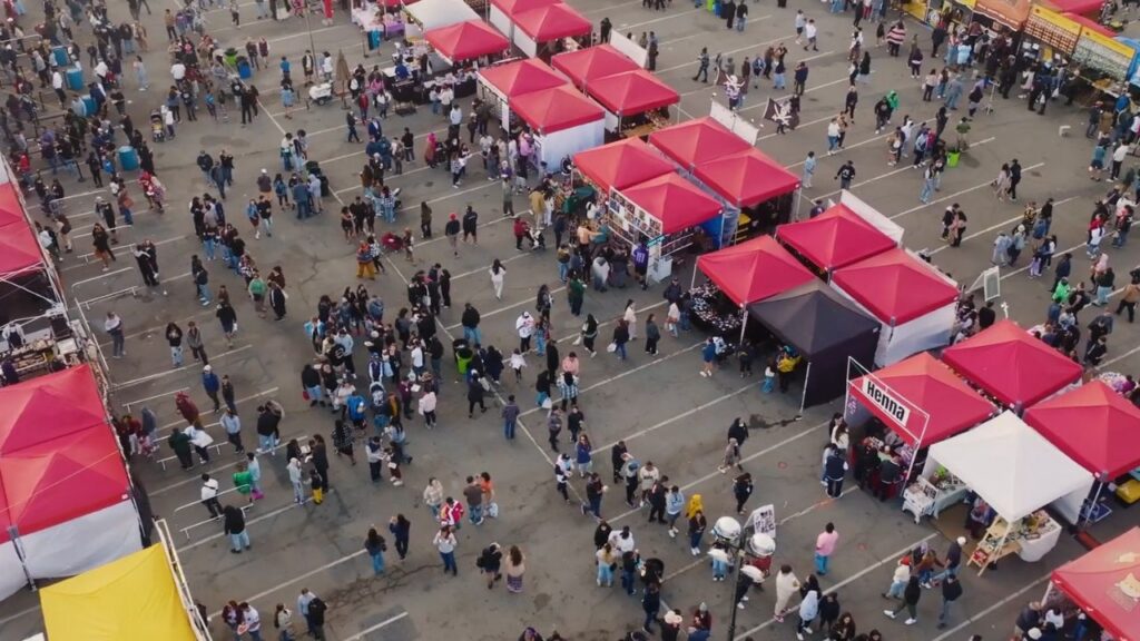 FoodieLand Night Market Rose Bowl Stadium Pasadena