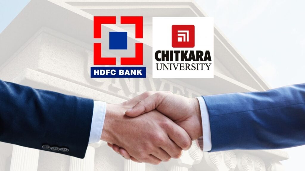 Chitkara University Partners with HDFC Bank 