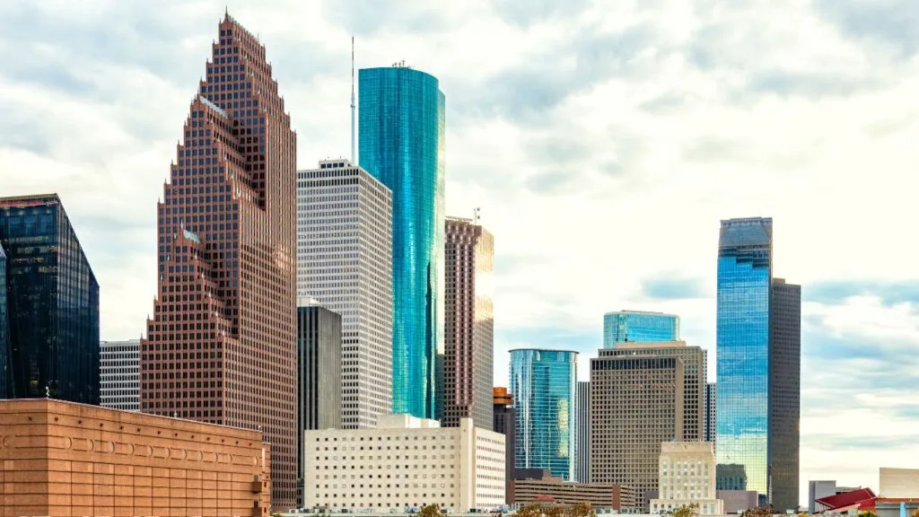High-rise building of Houston city.