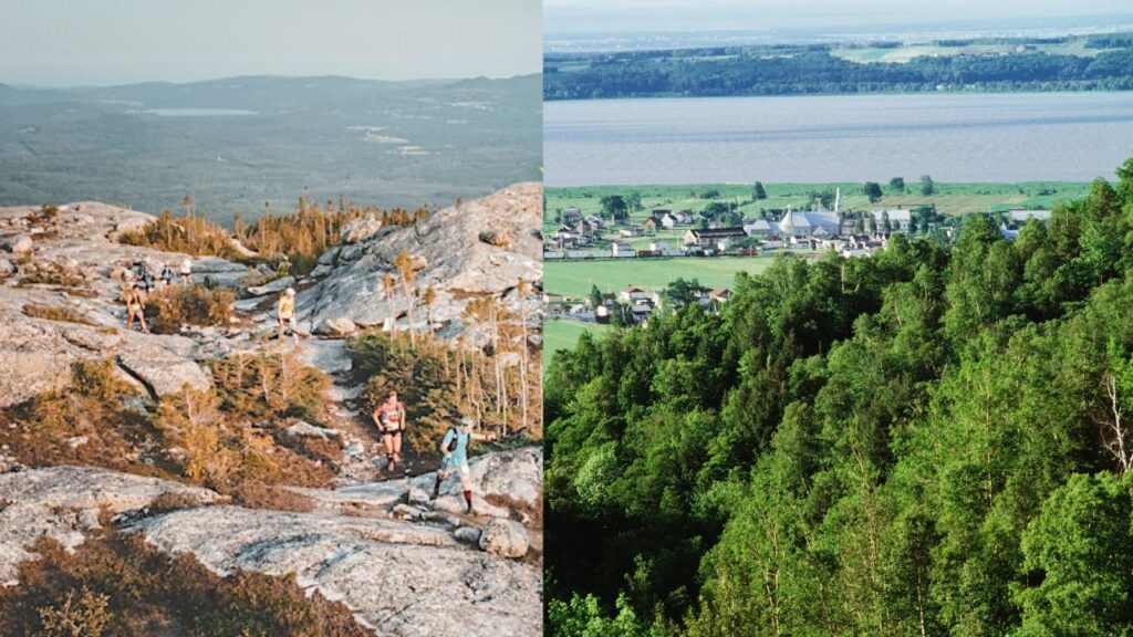 trail running in Charlevoix