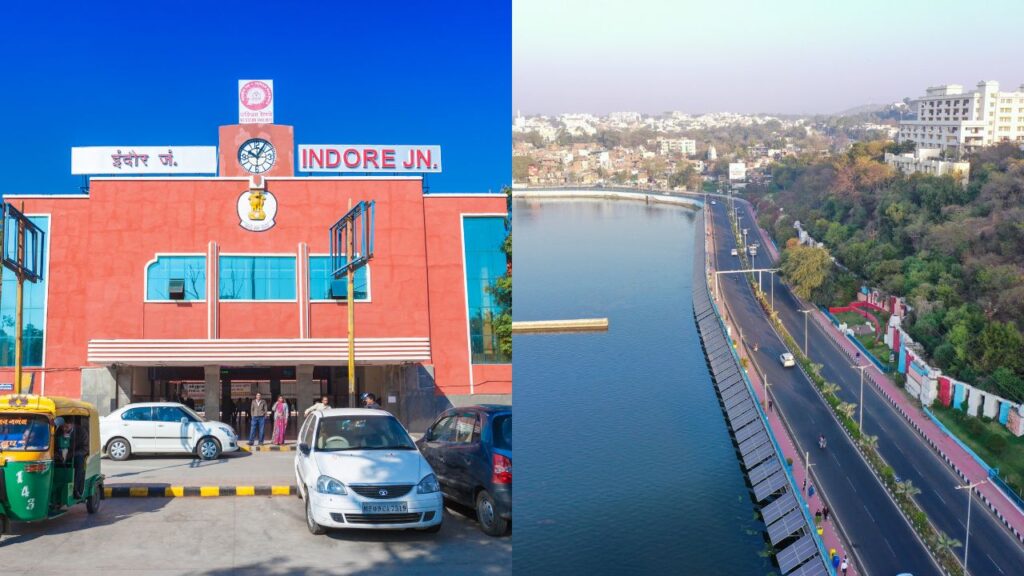 City view of Indore and Bhopal