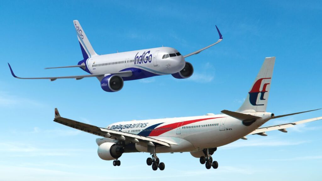 Malaysia Airlines and IndiGo codeshare